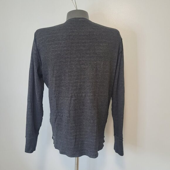 Lululemon Binary Crew White Heathered Black Super Wide Load Stripe Size L - Picture 8 of 14